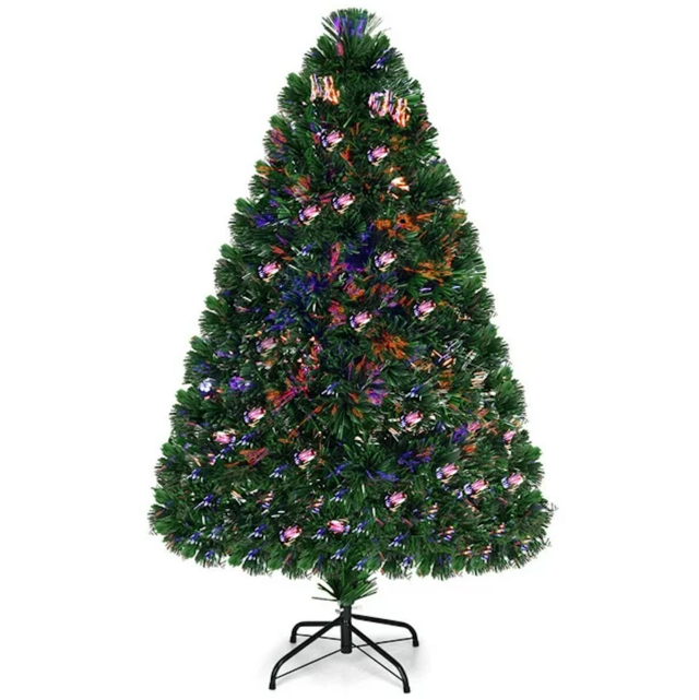 Costway Pre-Lit Fiber Optic 4Ft Artificial Tree