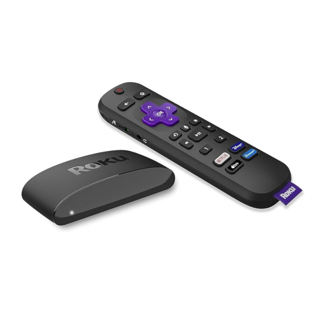 Roku Express 4K with Voice Remote Pro