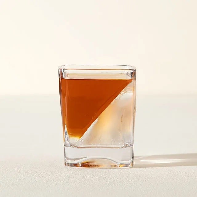 Uncommon Goods Whiskey Wedge and Glass