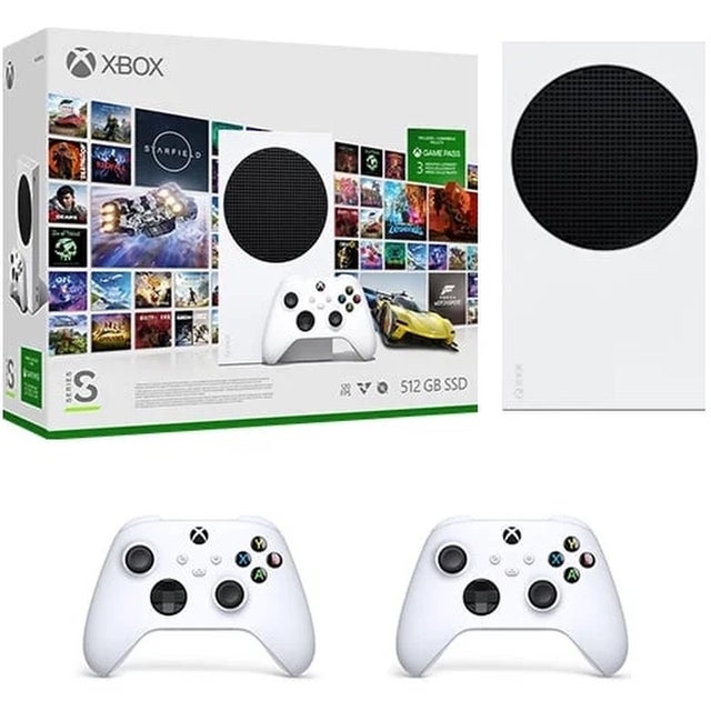 Xbox Series S 512GB SSD Console w/ Two Wireless Controllers