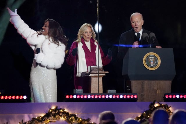 President Joe Biden, First Lady Jill Biden and Mickey Guyton