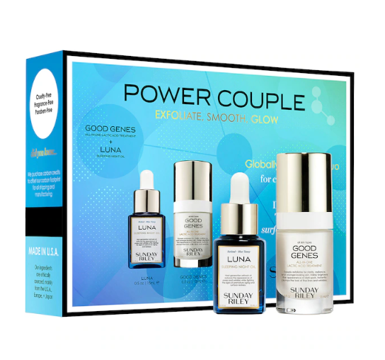 Sunday Riley Power Couple Advanced Retinol and Lactic Acid Duo