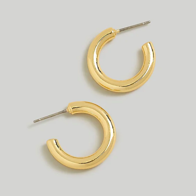 Chunky Small Hoop Earrings