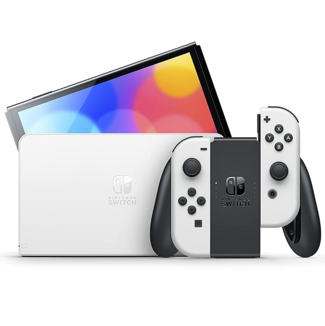Nintendo Switch OLED Model With White Joy-Con