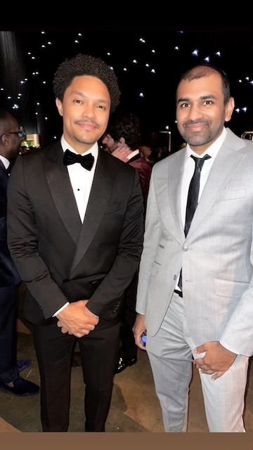 Trevor Noah and Nitish Kannan