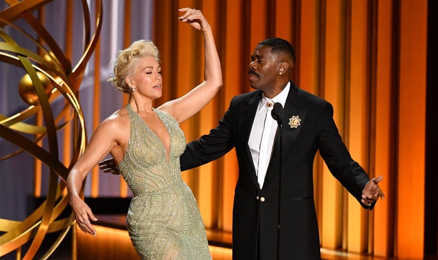 Hannah Waddingham and Colman Domingo