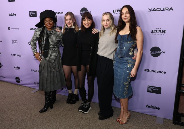 Kerrice Brooks, Maisy Stella, Aubrey Plaza, Megan Park and Maddie Ziegler