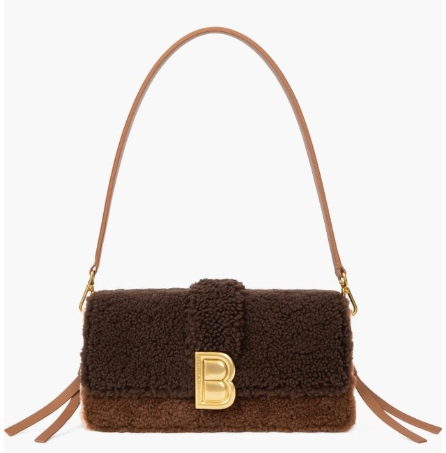 Nia Genuine Shearling Crossbody Bag