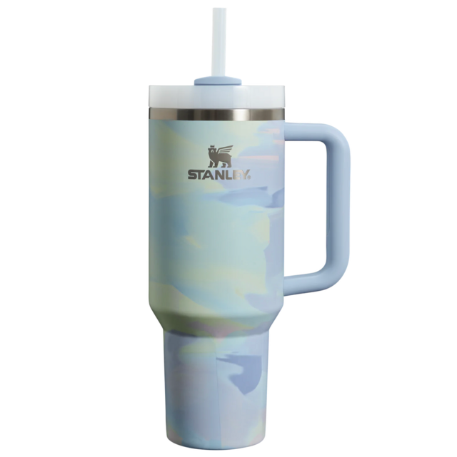 Stanley Quencher H2.0 Flowstate Tumbler 40 oz. in Cool Serene Brushstrokes