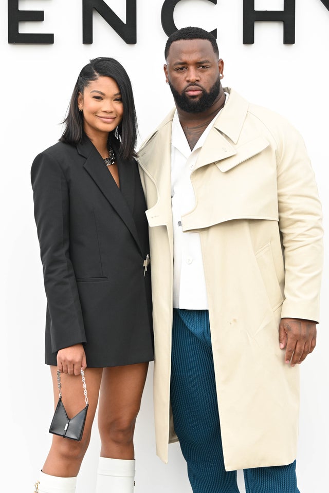 Chanel Iman and Davon Godchaux 