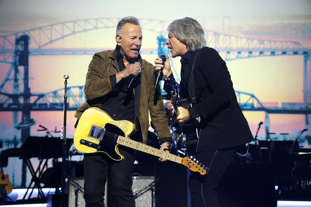 Bruce Springsteen and Jon Bon Jovi