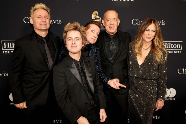 Green Day, Tom Hanks and Rita Wilson