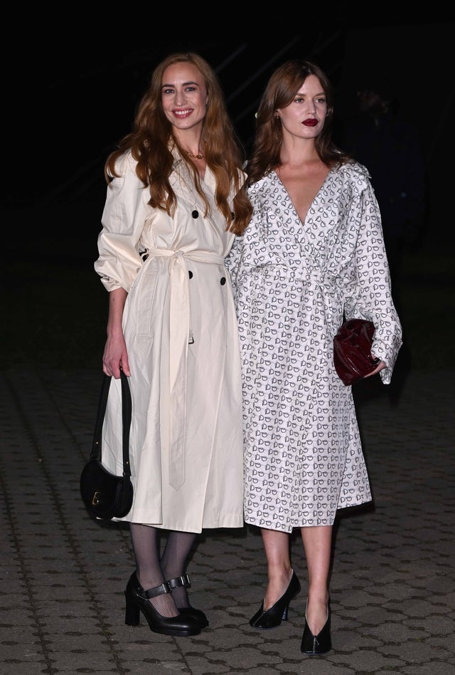 Elizabeth Jagger and Georgia May Jagger