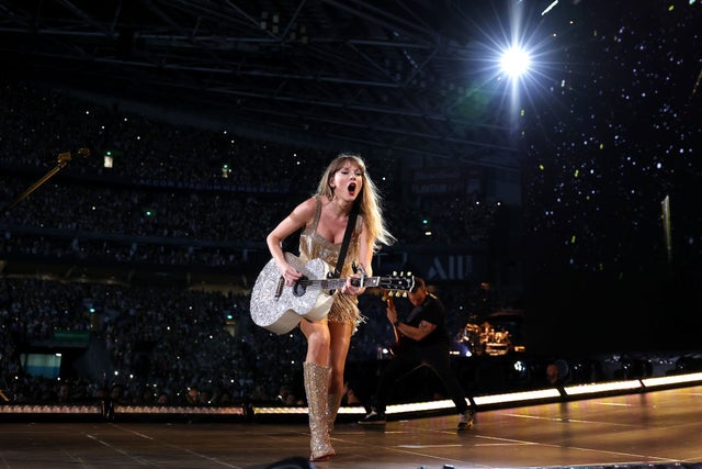 Taylor Swift performs at Accor Stadium on February 23, 2024 in Sydney, Australia.