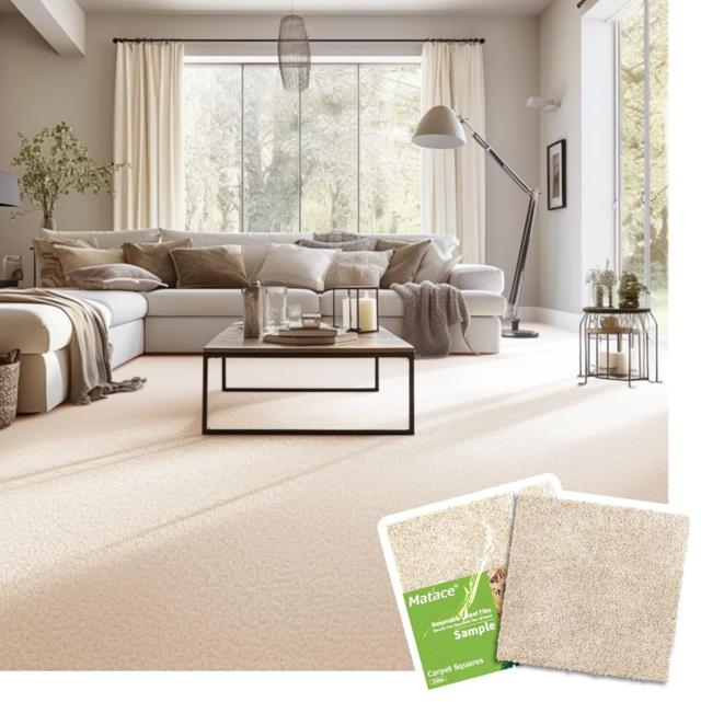 Matace Athena Series Plush Removable Carpet Tiles