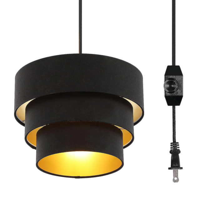 Mercer41 Rochell Diameter 12.2" Plug-in Pendant Light