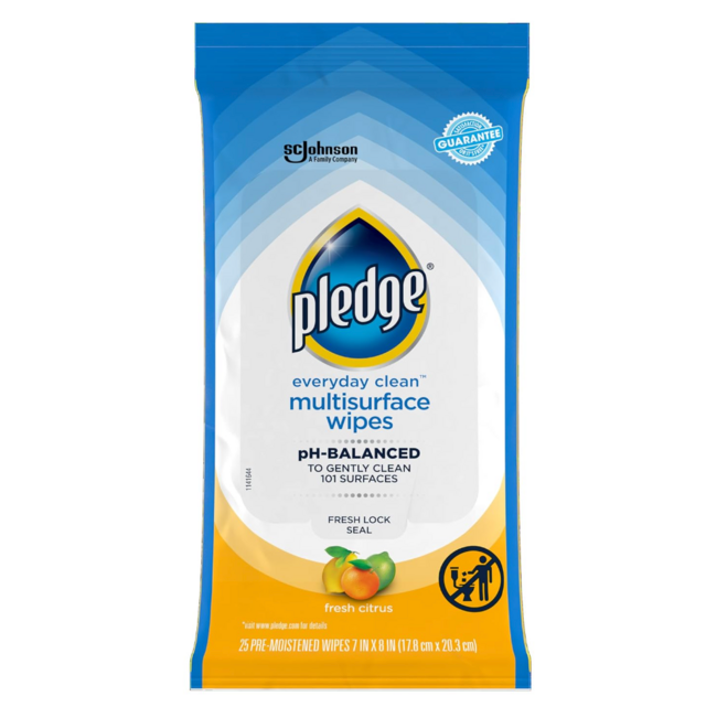 Pledge Multisurface Furniture Polish Wipes