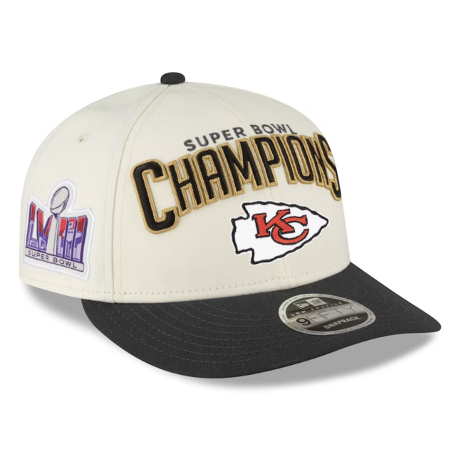 Kansas City Chiefs New Era Super Bowl LVIII Champions Locker Room Low Profile 9FIFTY Hat