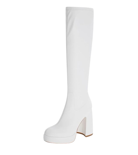 Modatope Platform Knee High Boots