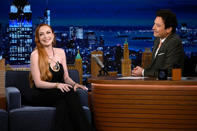 Lindsay Lohan Jimmy Fallon