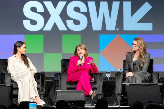 Meghan Markle, Katie Couric and Brooke Shields