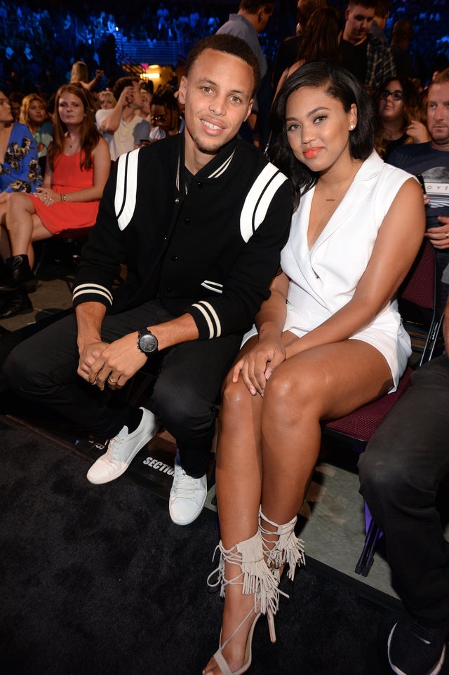 Steph Curry and Ayesha Curry