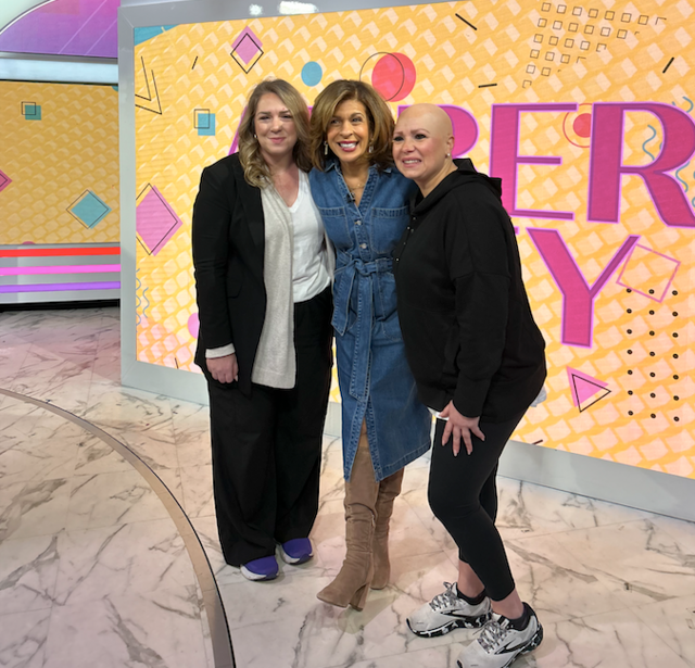 Jess Patz, Hoda Kotb, and McKenna Reitz