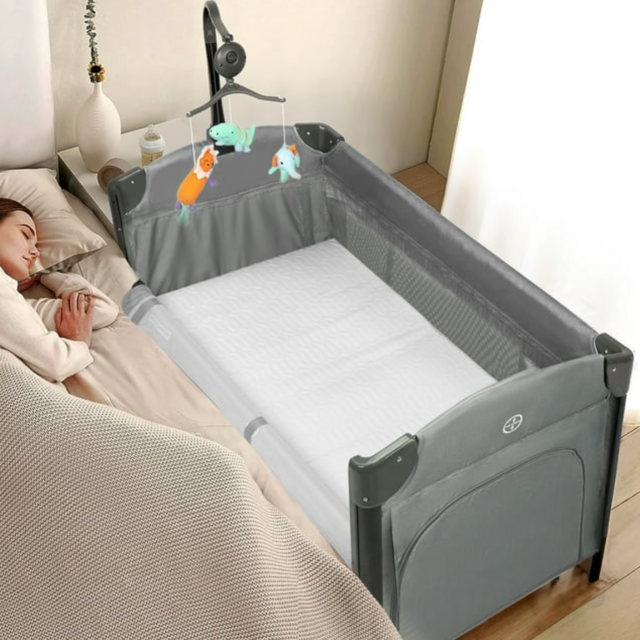 Joymor Folding Bedside Bassinet Co-Sleeper