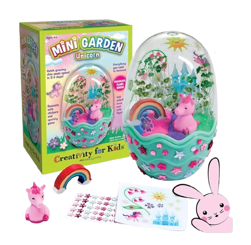 Creativity for Kids Mini Garden: Magical Unicorn Terrarium Kit