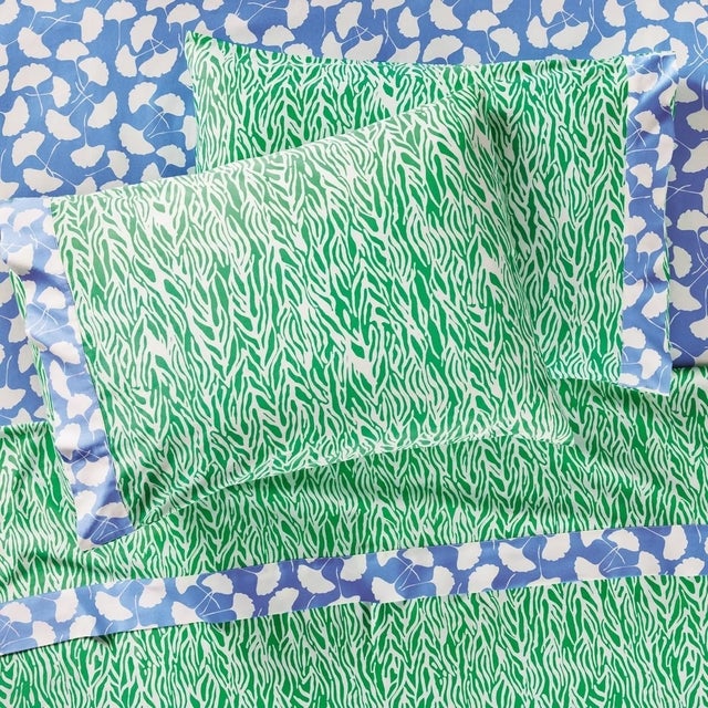 Sea Twig Green 400 Thread Count Bedding Sheet Set