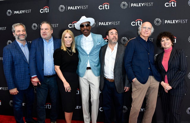 Judd Apatow, Jeff Garlin, Cheryl Hines, J.B. Smoove, Jeff Shaffer, Larry David and Susie Essman 