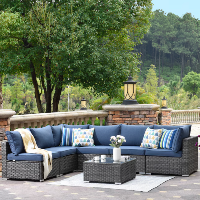 XIZZI Sunrise Rattan Outdoor Sectional