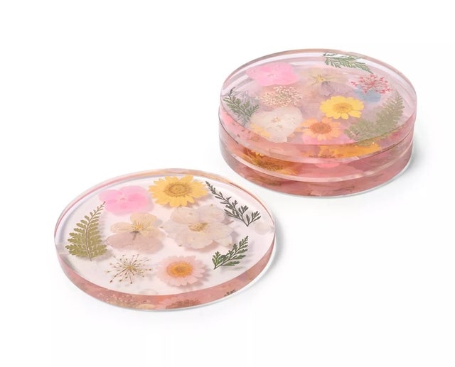 Sur La Table Wildflower Coasters