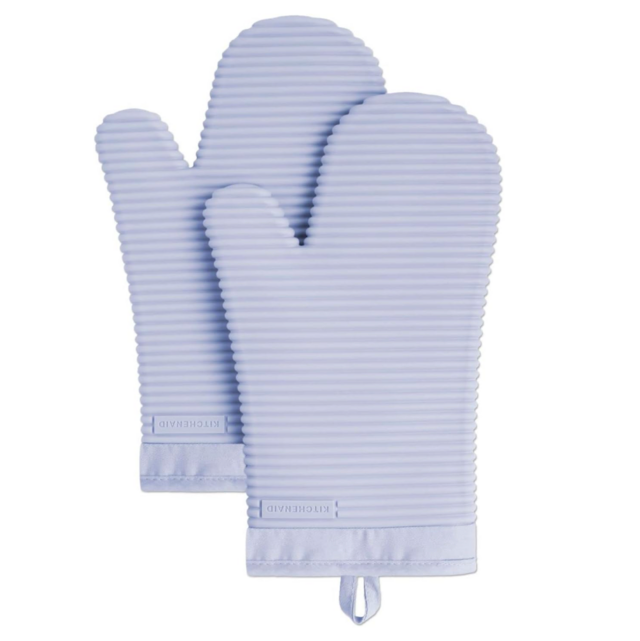 KitchenAid Ribbed Soft Silicone Oven Mitt Set