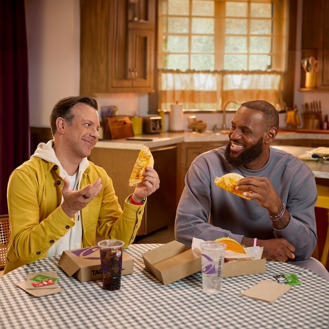 Jason Sudeikis and LeBron James