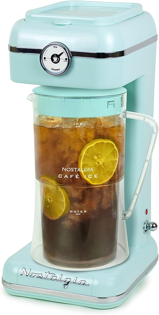Nostalgia Classic Retro 3-Quart Iced Tea and Coffee Brewing System