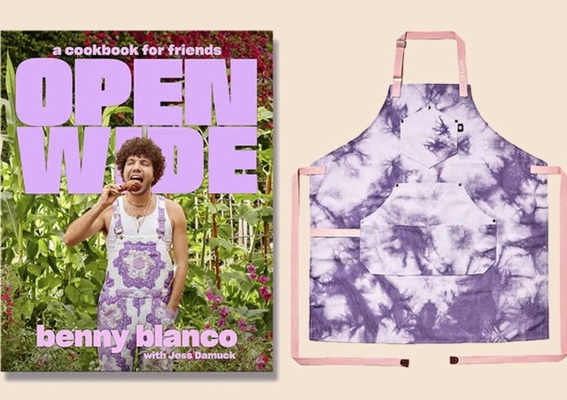 Benny's Eco Modern Apron + 'Open Wide: A Cookbook for Friends' Bundle