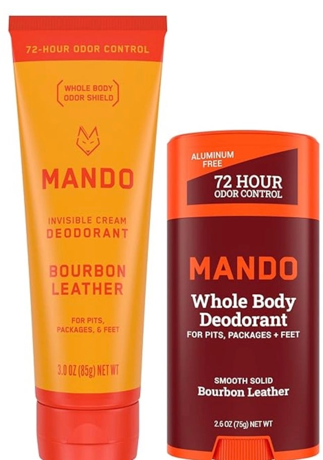 Mando Bourbon Leather Body Deodorant