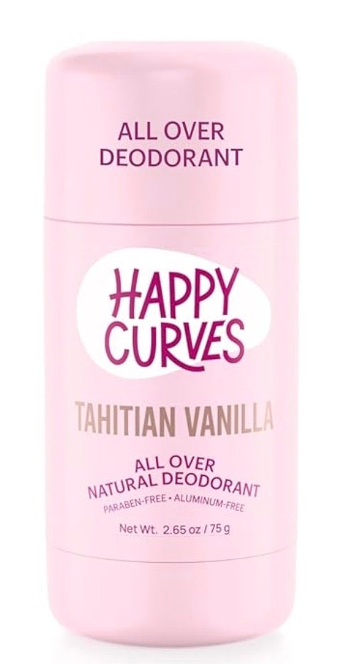 Happy Curves All-Over Whole-Body Natural Deodorant for Women - Aluminum-Free 