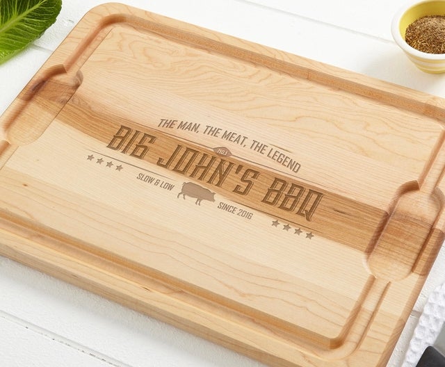 Personalized Hardwood Cutting Boards