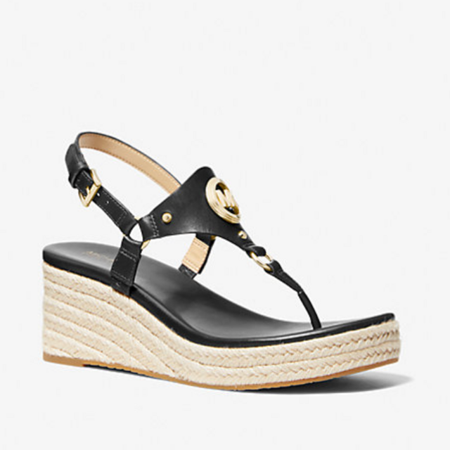 Casey Leather Wedge Sandal