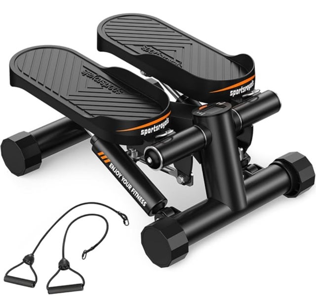 Sportsroyals Stair Stepper with Resistance Bands