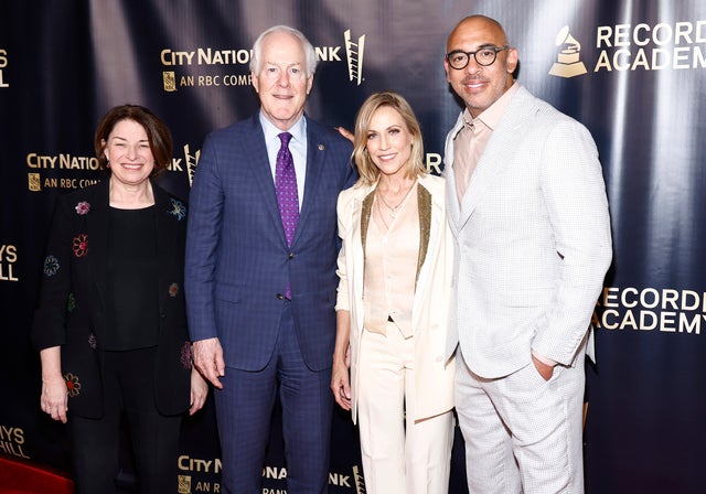 Amy Klobuchar, John Cornyn, Sheryl Crow, Harvey Mason Jr.