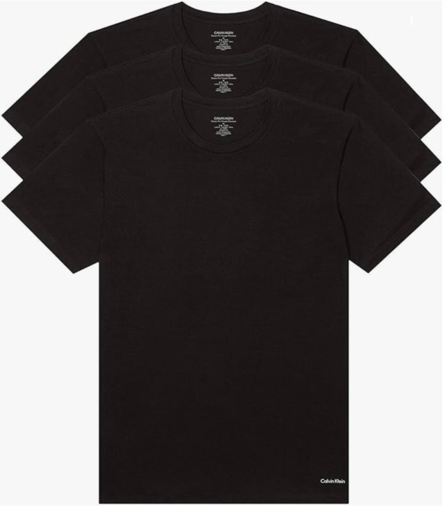 Calvin Klein Cotton Slim Fit 3-Pack T-Shirt