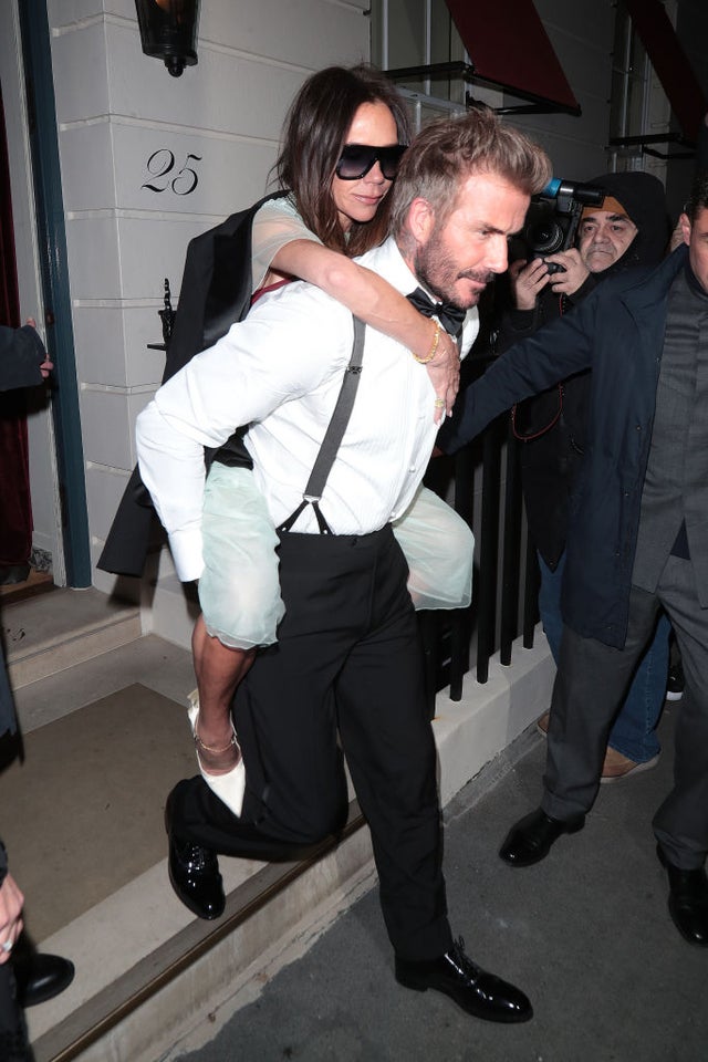 David Beckham and Victoria Beckham