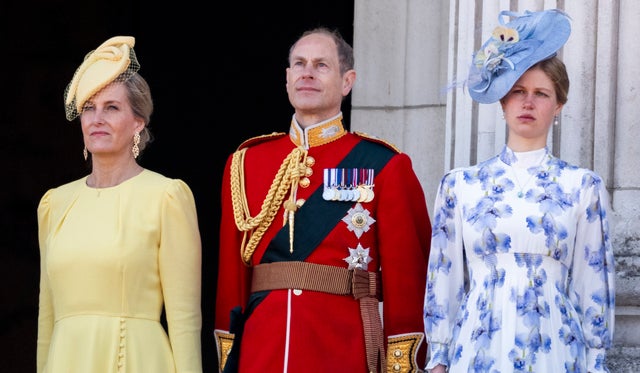 Sophie, Duchess of Edinburgh, Lady Louise Windsor and Prince Edward 