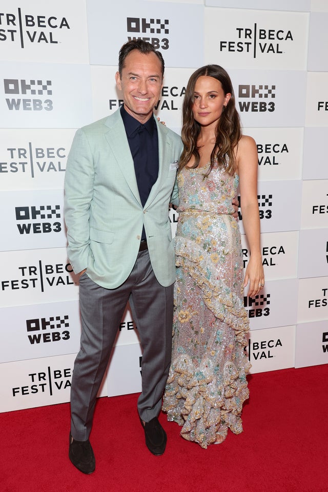 Jude Law and Alicia Vikander