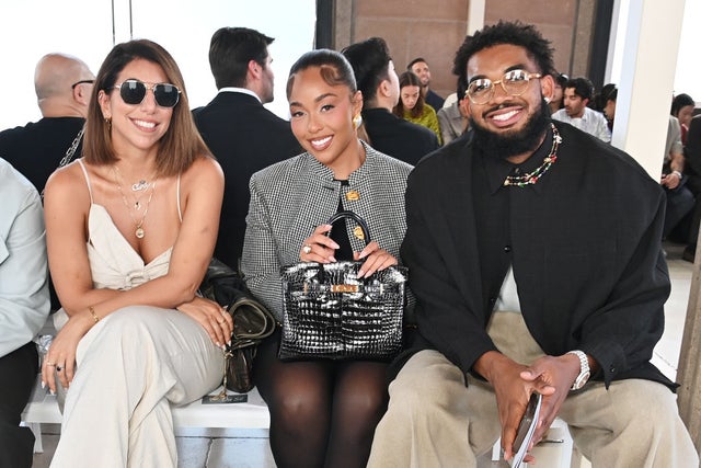 Clara Pablo, Jordyn Woods and Karl-Anthony Towns