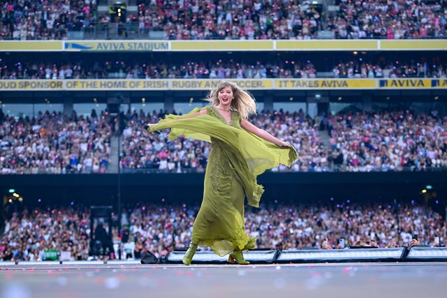 Taylor Swift's final Eras Tour show in Dublin was attended by Travis Kelce, Stevie Knicks and Julia Roberts
