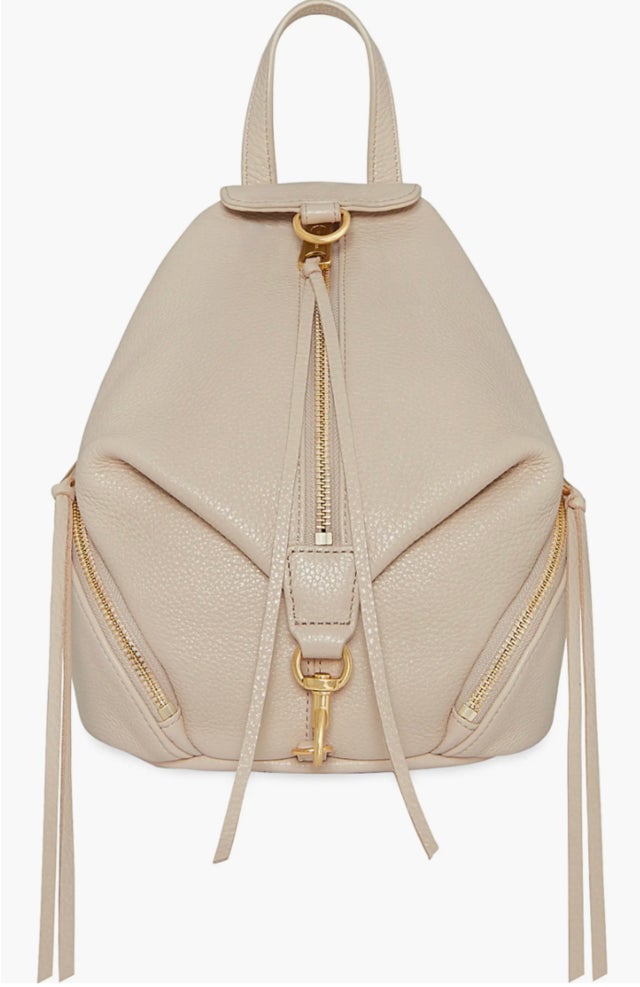 Rebecca Minkoff Pebbled Leather Convertible Backpack